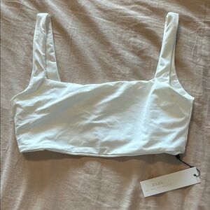 NWT Base White Crop Top Hello Molly